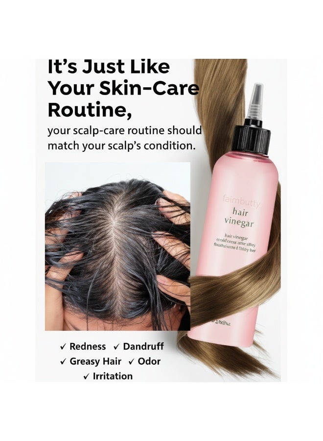 A'PIEU Raspberry Scalp Vinegar Hair Rinse | 200 ml – pH Balancing & Clarifying Treatment - Image 4